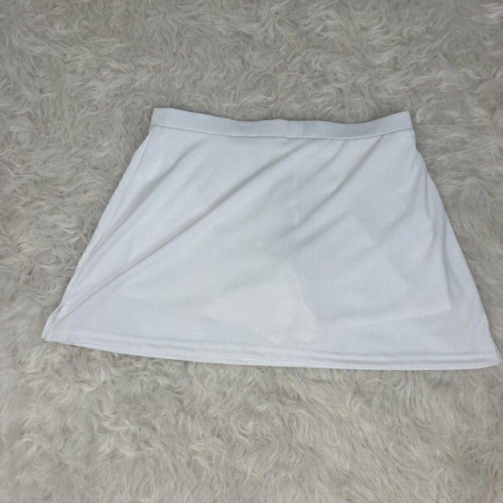 NWT SPIRO Women's White Sport Fitness Golf Tennis Skirt Skort Large 16 XL - Picture 3 of 12